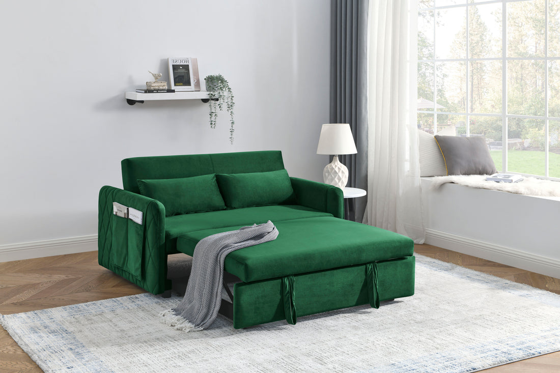 Elegant Modern Convertible Sofa Bed with Adjustable Backrest USA