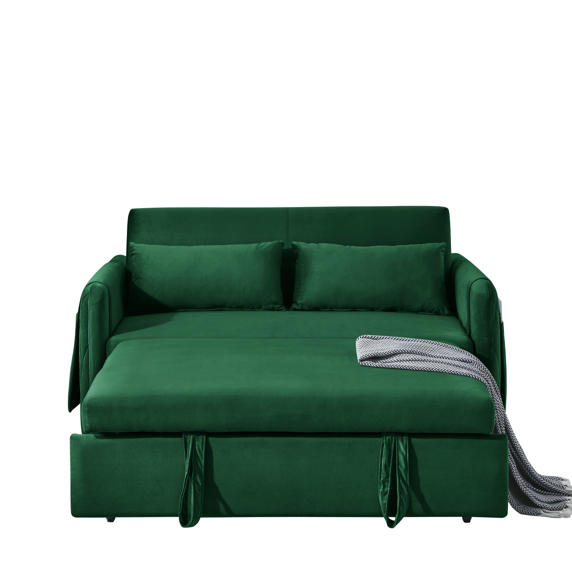 Elegant Modern Convertible Sofa Bed with Adjustable Backrest USA