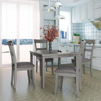 Elegant Modern Dining Set with Glass Table and Chairs USA