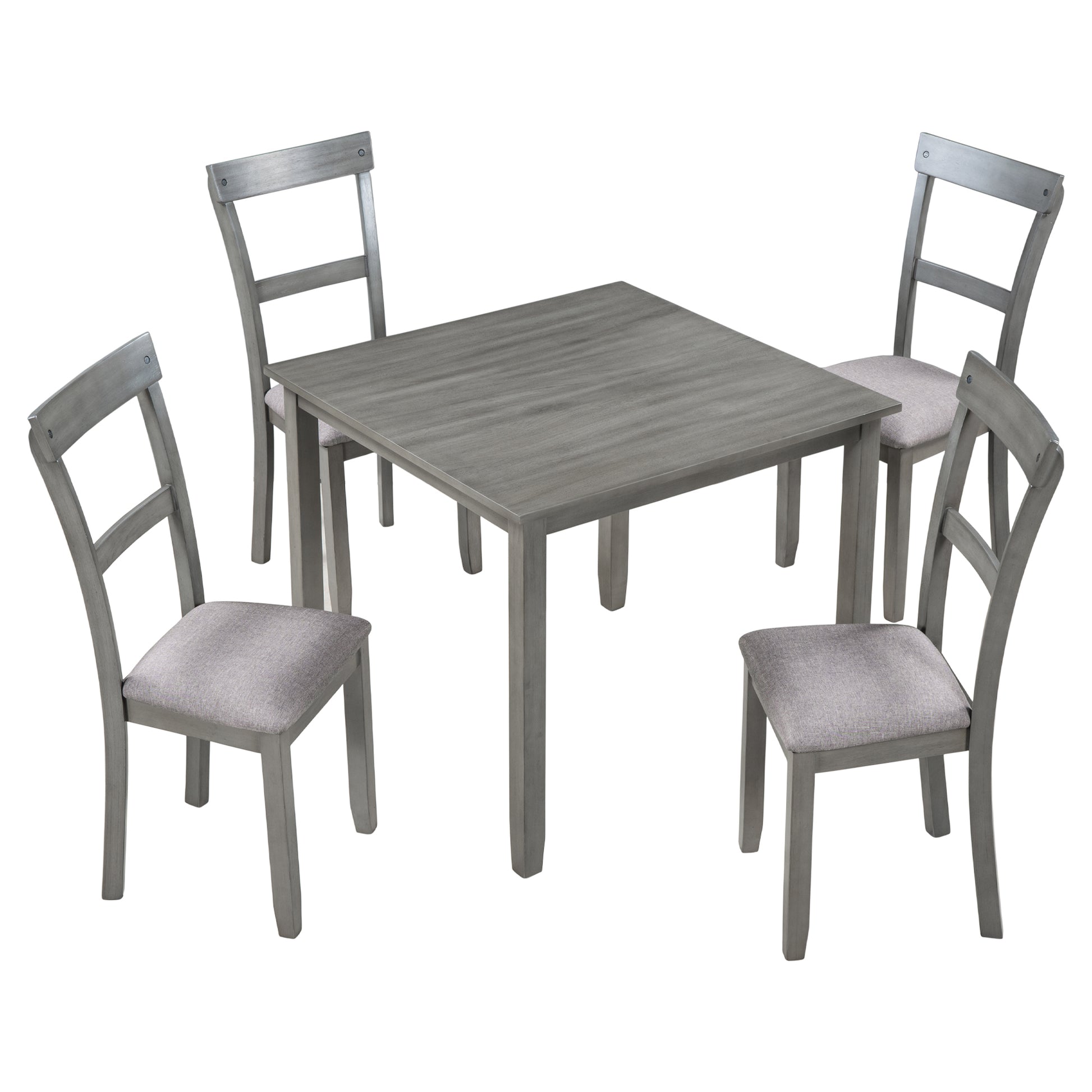 Elegant Modern Dining Set with Glass Table and Chairs USA