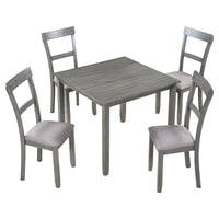 Elegant Modern Dining Set with Glass Table and Chairs USA