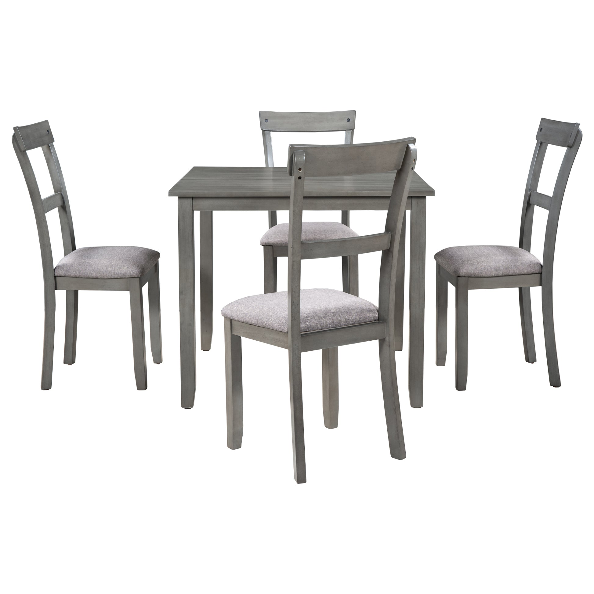 Elegant Modern Dining Set with Glass Table and Chairs USA