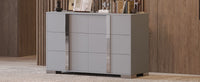 Elegant Modern Mirrored Storage Cabinet with 6 Drawers USA