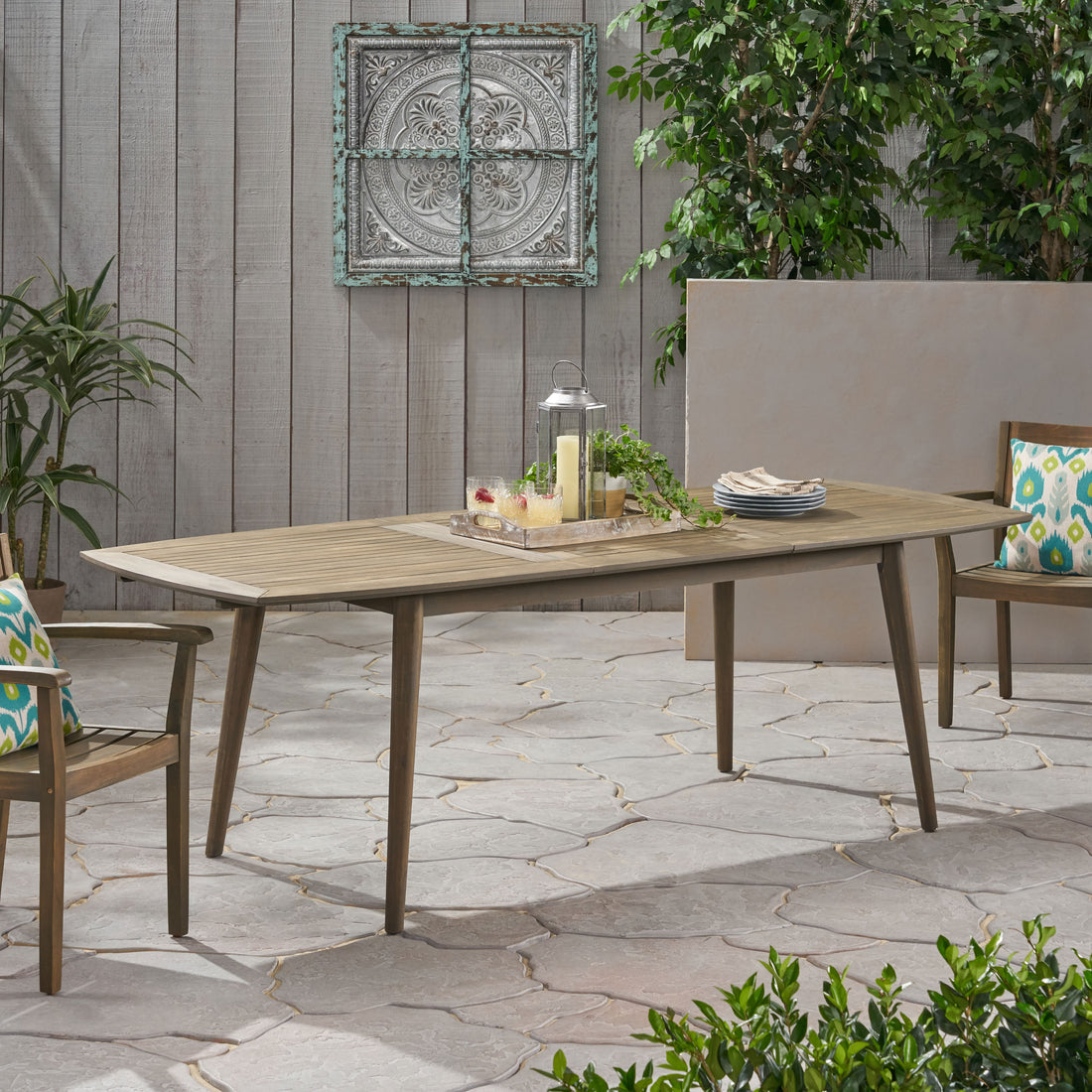 Elegant Outdoor Acacia Wood Dining Table USA