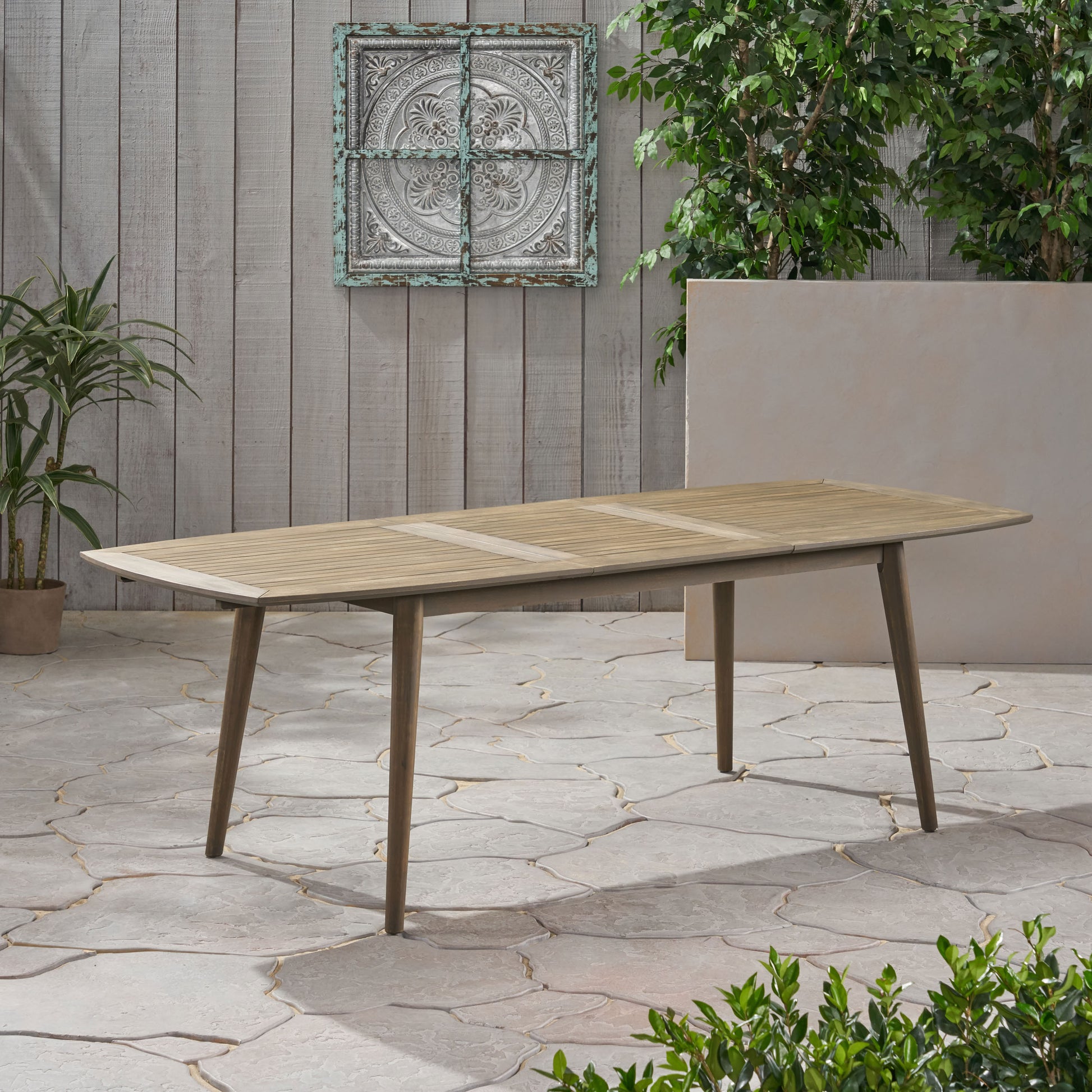 Elegant Outdoor Acacia Wood Dining Table USA