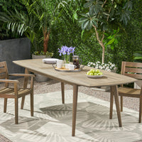 Elegant Outdoor Acacia Wood Dining Table USA