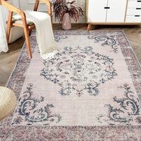 Elegant Persian-Inspired Living Room Area Rug by Furnistra USA