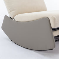 Elegant Rocking Lounge Chair with Padded Upholstery USA