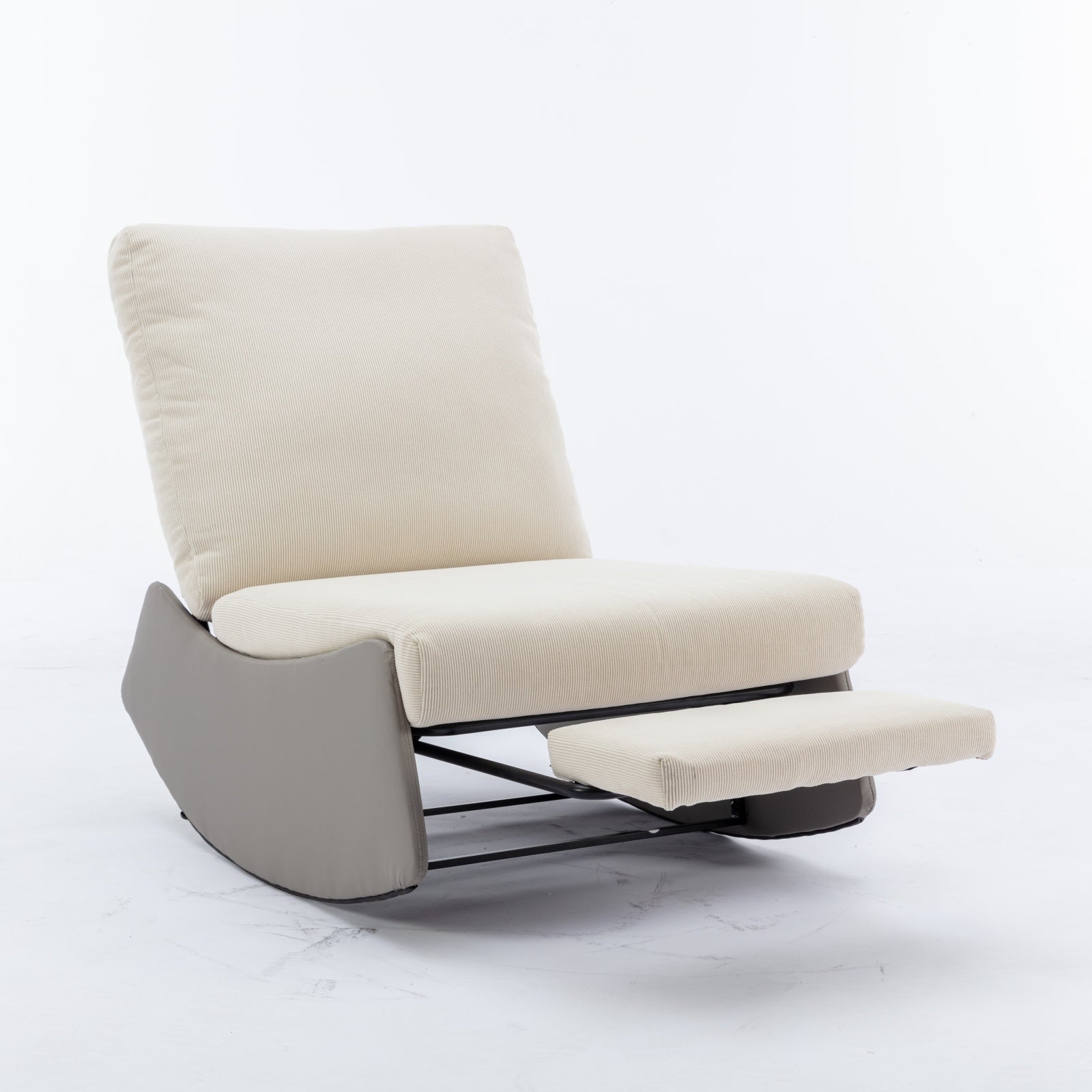 Elegant Rocking Lounge Chair with Padded Upholstery USA