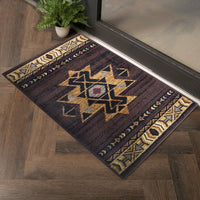 Elegant Southwest Style Tribal Area Rug with Bold Geometric Patterns USA