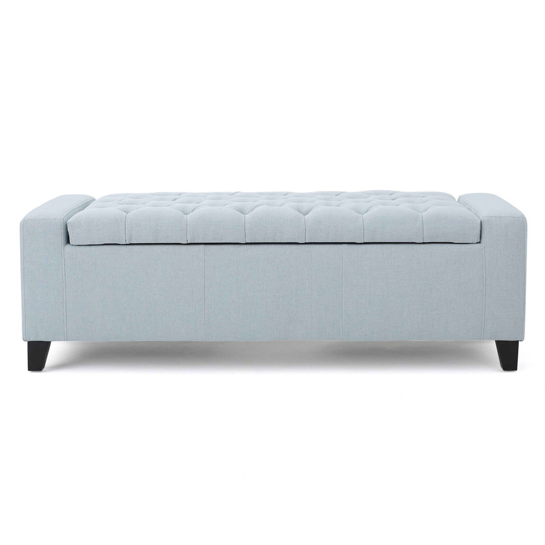 Elegant Tufted Velvet Chaise Lounge in Gray