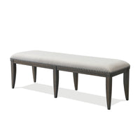 Elegant Upholstered Dining Bench with Nailhead Trim USA