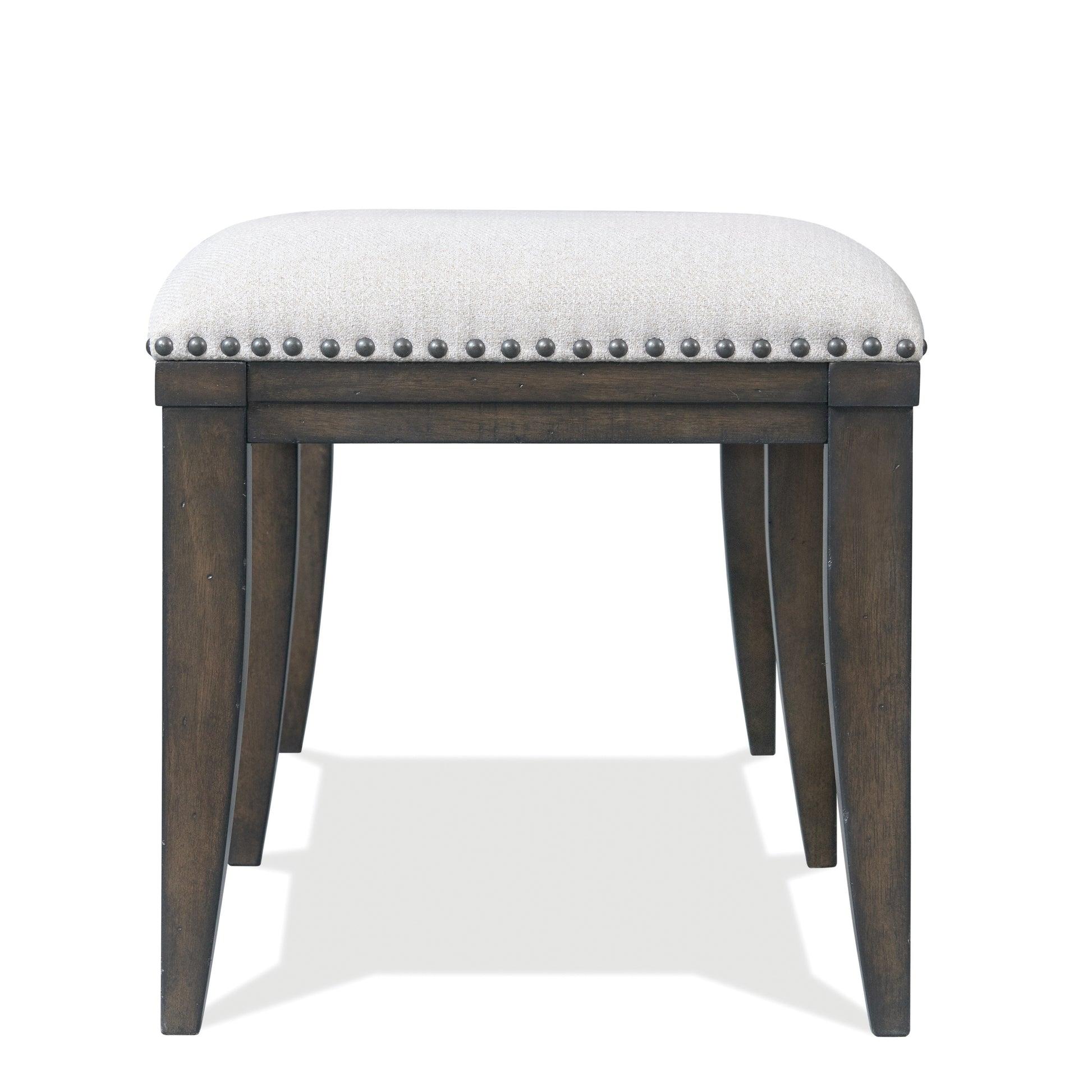 Elegant Upholstered Dining Bench with Nailhead Trim USA