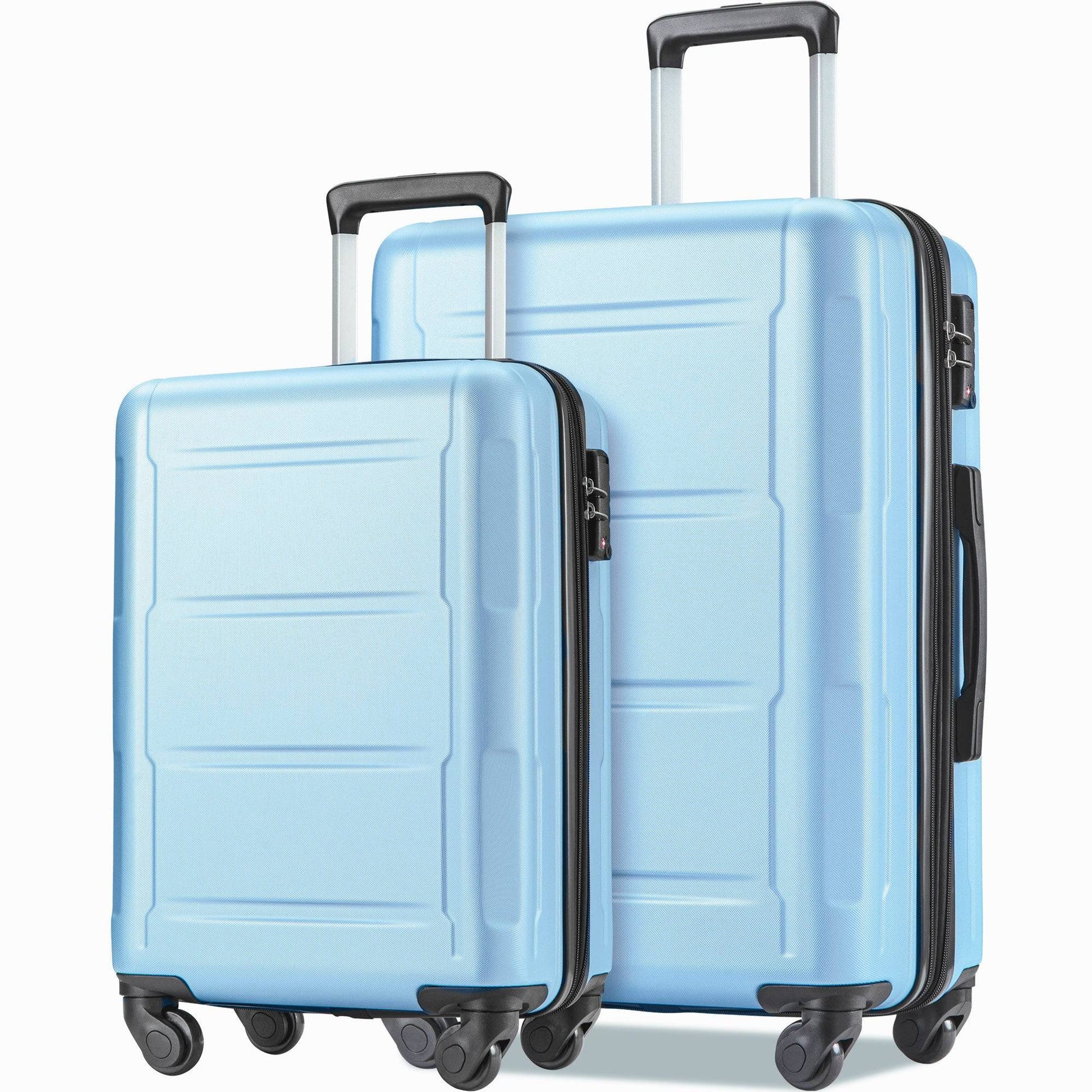 Expandable 2-Piece Hardside Spinner Luggage Set USA