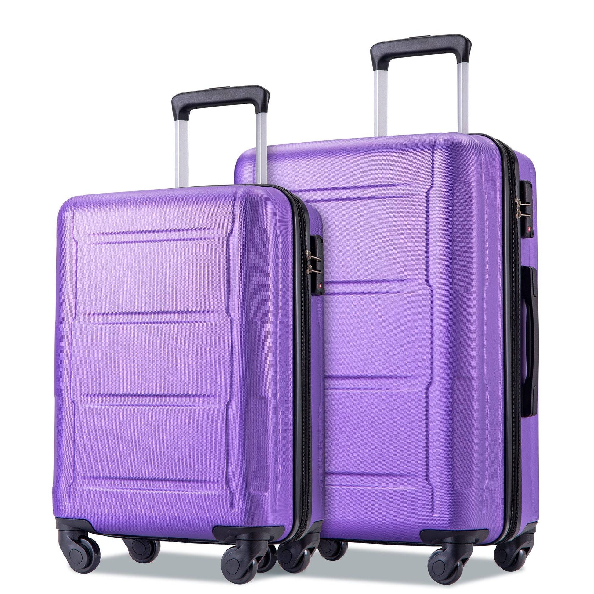 Expandable Hardside Spinner Luggage Set - Vibrant Purple USA