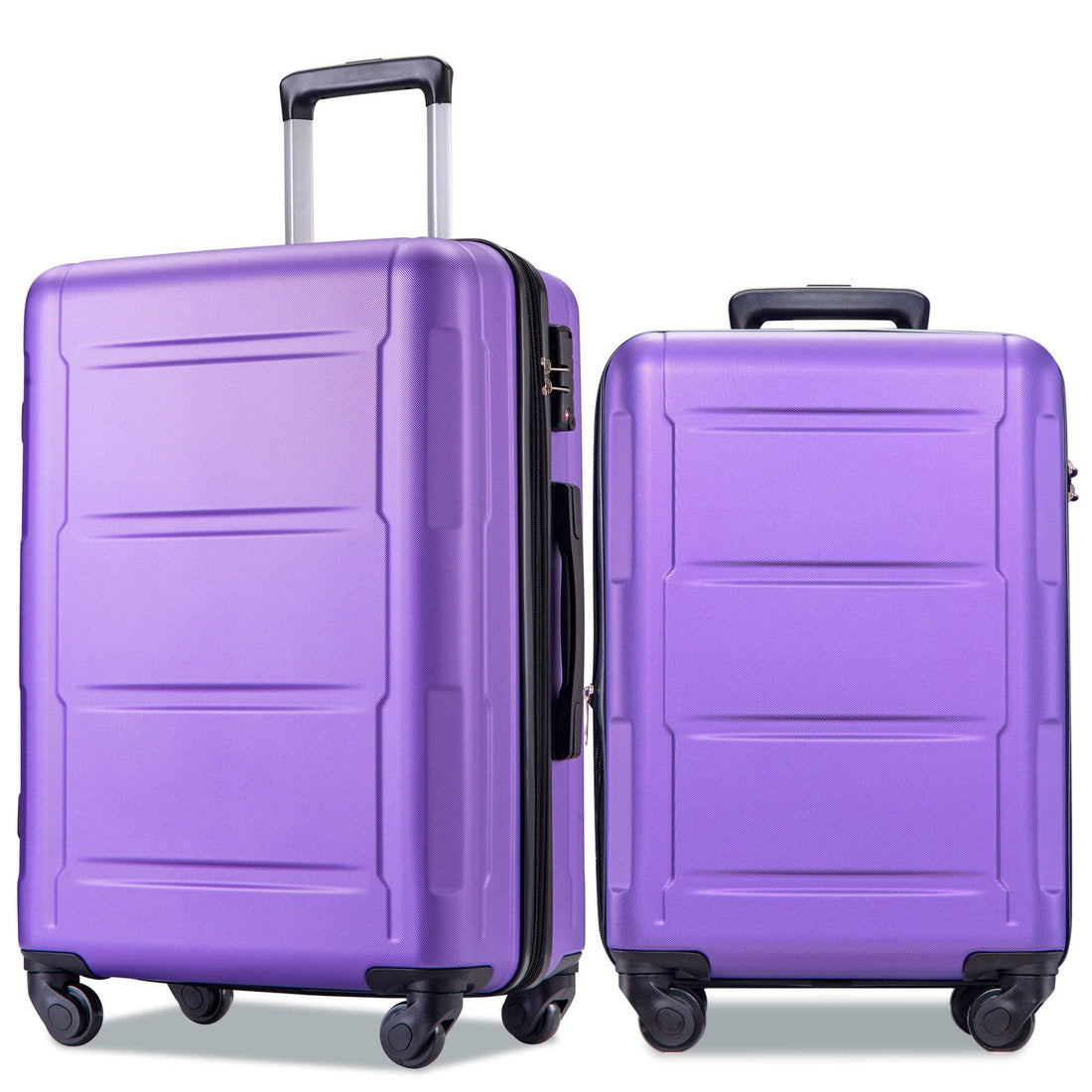 Expandable Hardside Spinner Luggage Set - Vibrant Purple USA