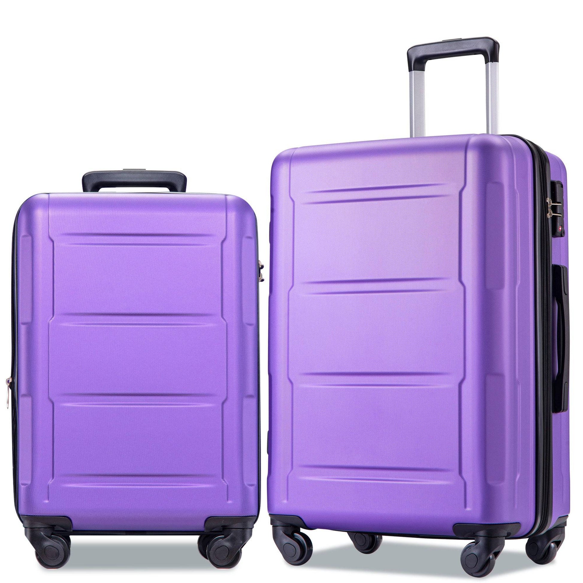 Expandable Hardside Spinner Luggage Set - Vibrant Purple USA