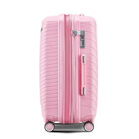 Expandable Lightweight Luggage Set in Stylish Pink USA