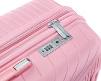 Expandable Lightweight Luggage Set in Stylish Pink USA