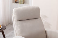 FURNISTRA Luxurious Upholstered Rocking Chair with Plush Padding USA