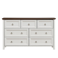 Farmhouse 7-Drawer Rustic Bedroom Dresser USA