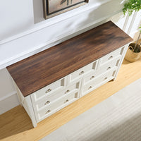 Farmhouse 7-Drawer Rustic Bedroom Dresser USA