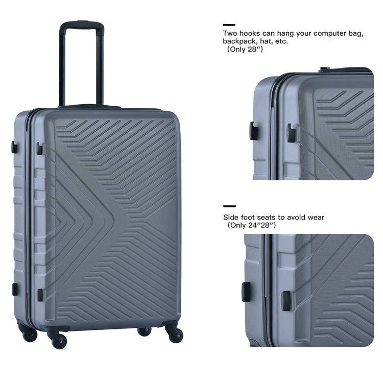 Furnistra 3-Piece Lightweight Travel Luggage Set with Spinner Wheels USA