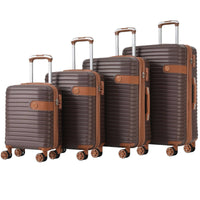 Furnistra 4-Piece Expandable Hardside Luggage Set with Spinner Wheels USA