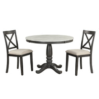 Furnistra 5-Piece Solid Wood Dining Table and Chair Set for 4 Persons USA