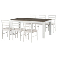 Furnistra 7-Piece Extendable Dining Set with Cushioned Chairs USA