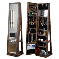 Furnistra Deluxe Wine and Liquor Cabinet with Full Length Mirror USA