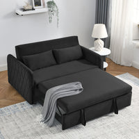 Furnistra Modern Convertible Sectional Sofa Bed with Storage Chaise USA