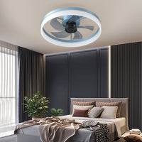 Furnistra Modern Low Profile Ceiling Fan with Dimmable LED Lights USA