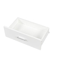 Furnistra Modern White Storage Desk with Shelves USA