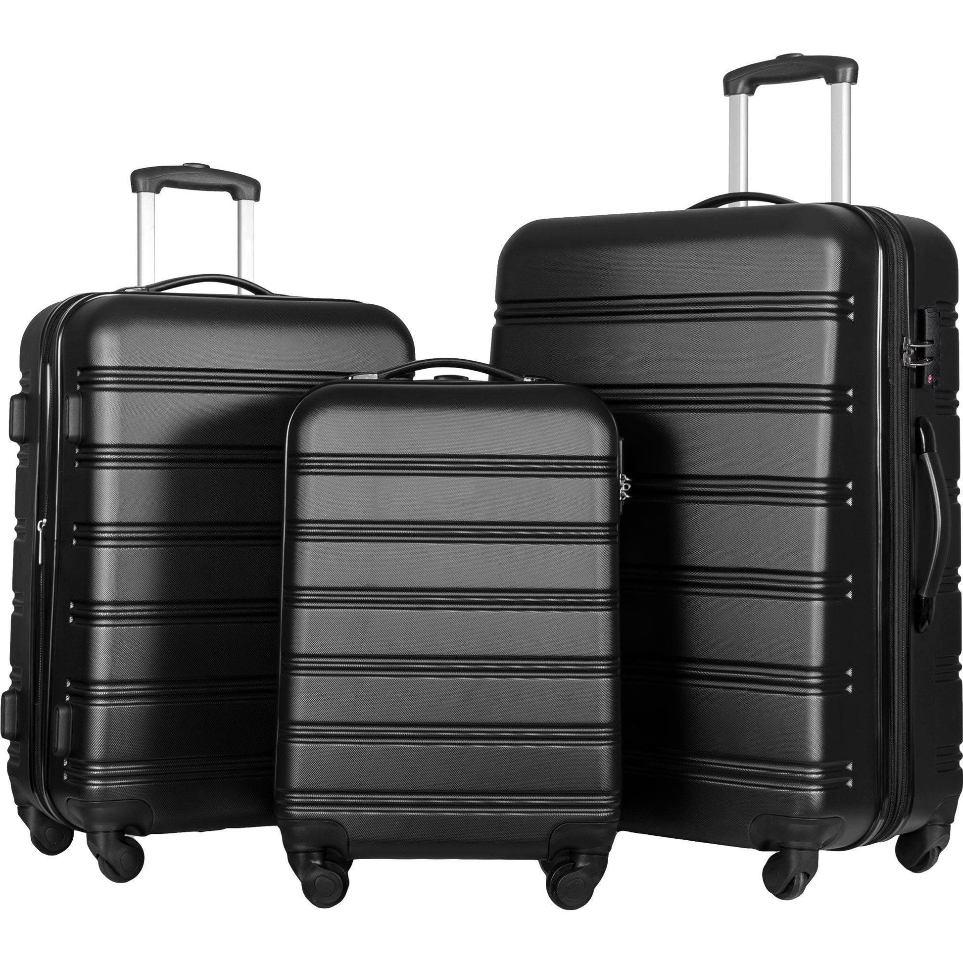 Furnistra Premium 3-Piece Hardside Luggage Set with Spinner Wheels USA