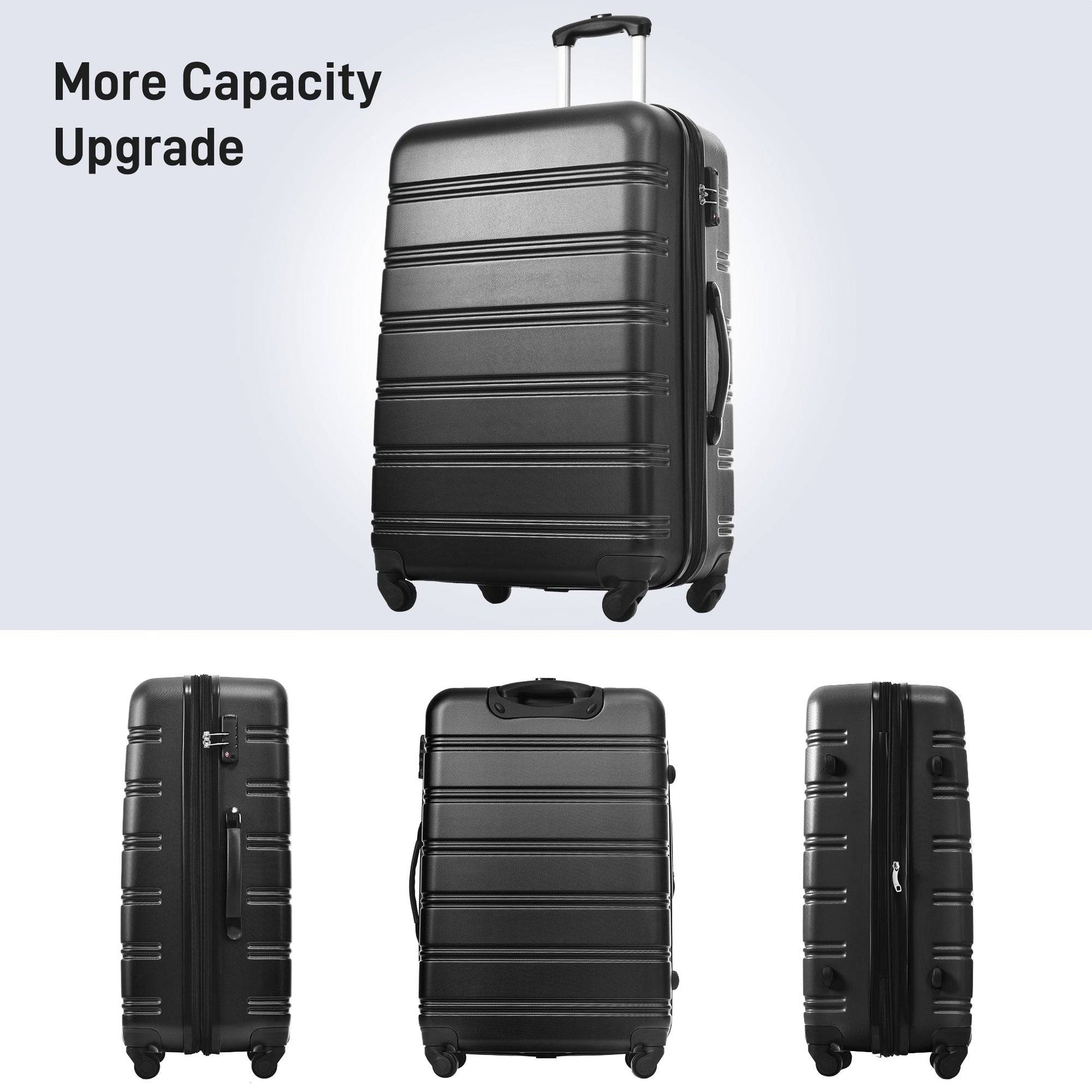 Furnistra Premium 3-Piece Hardside Luggage Set with Spinner Wheels USA