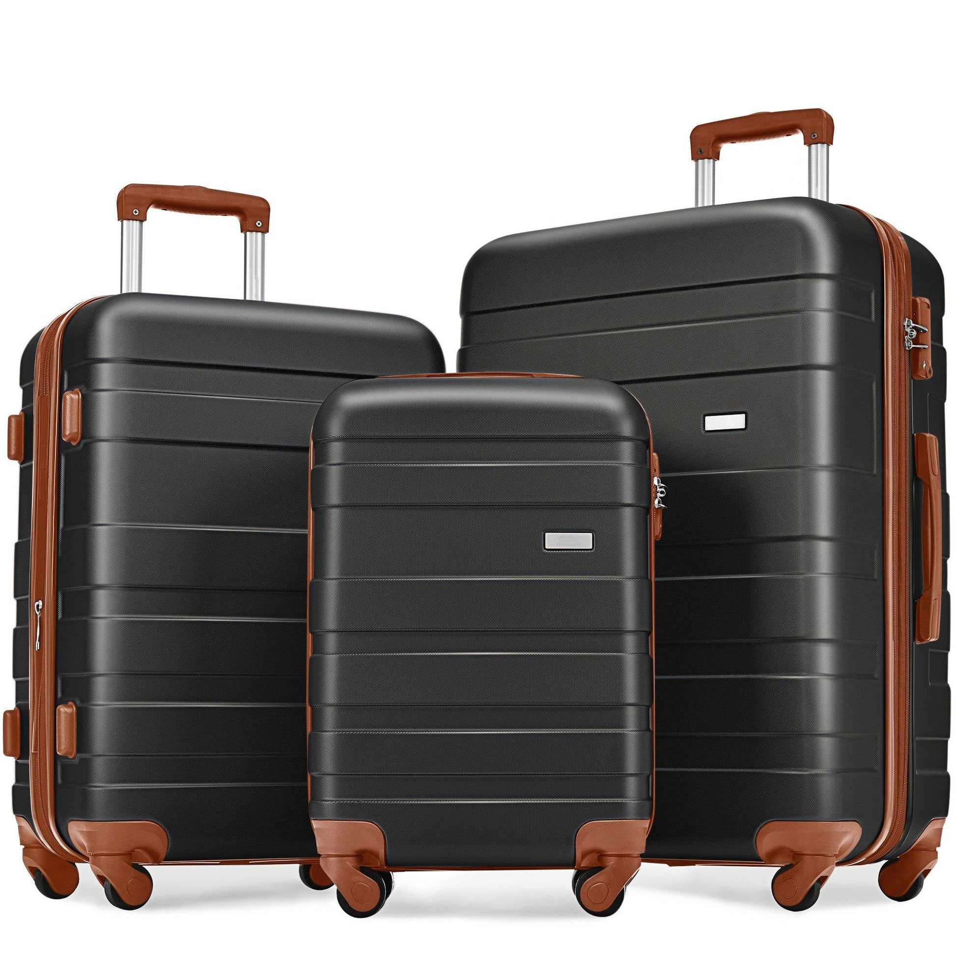 Furnistra Premium 3-Piece Hardside Spinner Luggage Set with TSA Lock USA