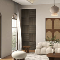 Furnistra Premium 3D Wood Wall Panels - Acoustic Sound-Absorbing Decor USA