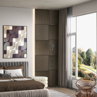 Furnistra Premium 3D Wood Wall Panels - Acoustic Sound-Absorbing Decor USA