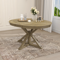 Furnistra Rustic Extendable Dining Table with 12 Leaf USA