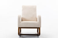 Furnistras Elegant Recliner Armchair with Wood Accents USA