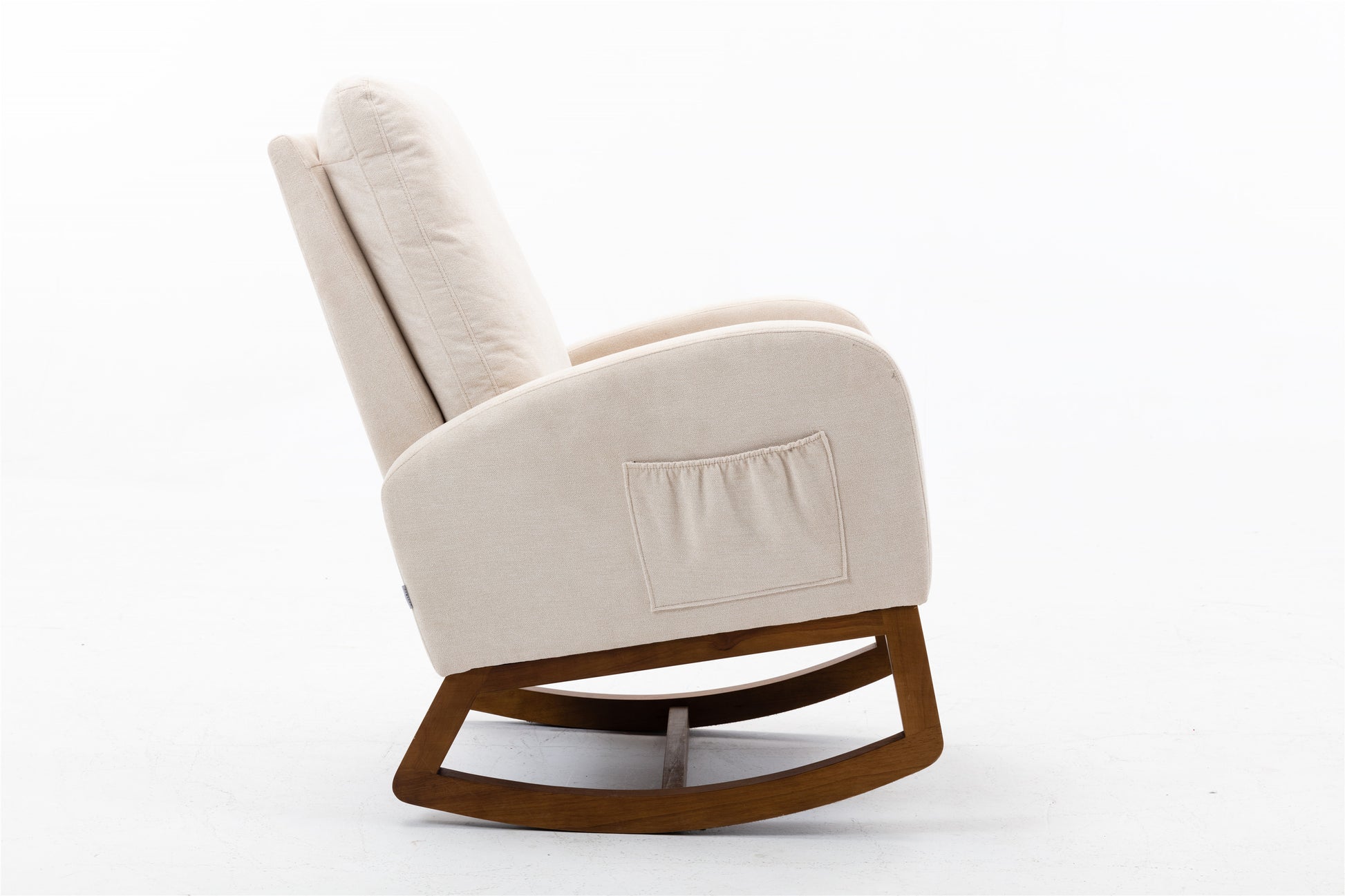 Furnistras Elegant Recliner Armchair with Wood Accents USA