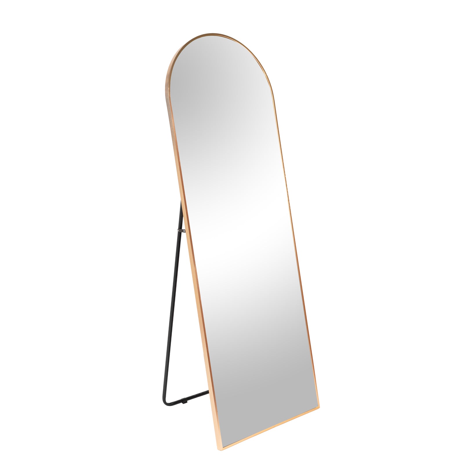 Gold Arch Stand Full Length Mirror - 65x22 Inch Decorative Wall Mirror USA