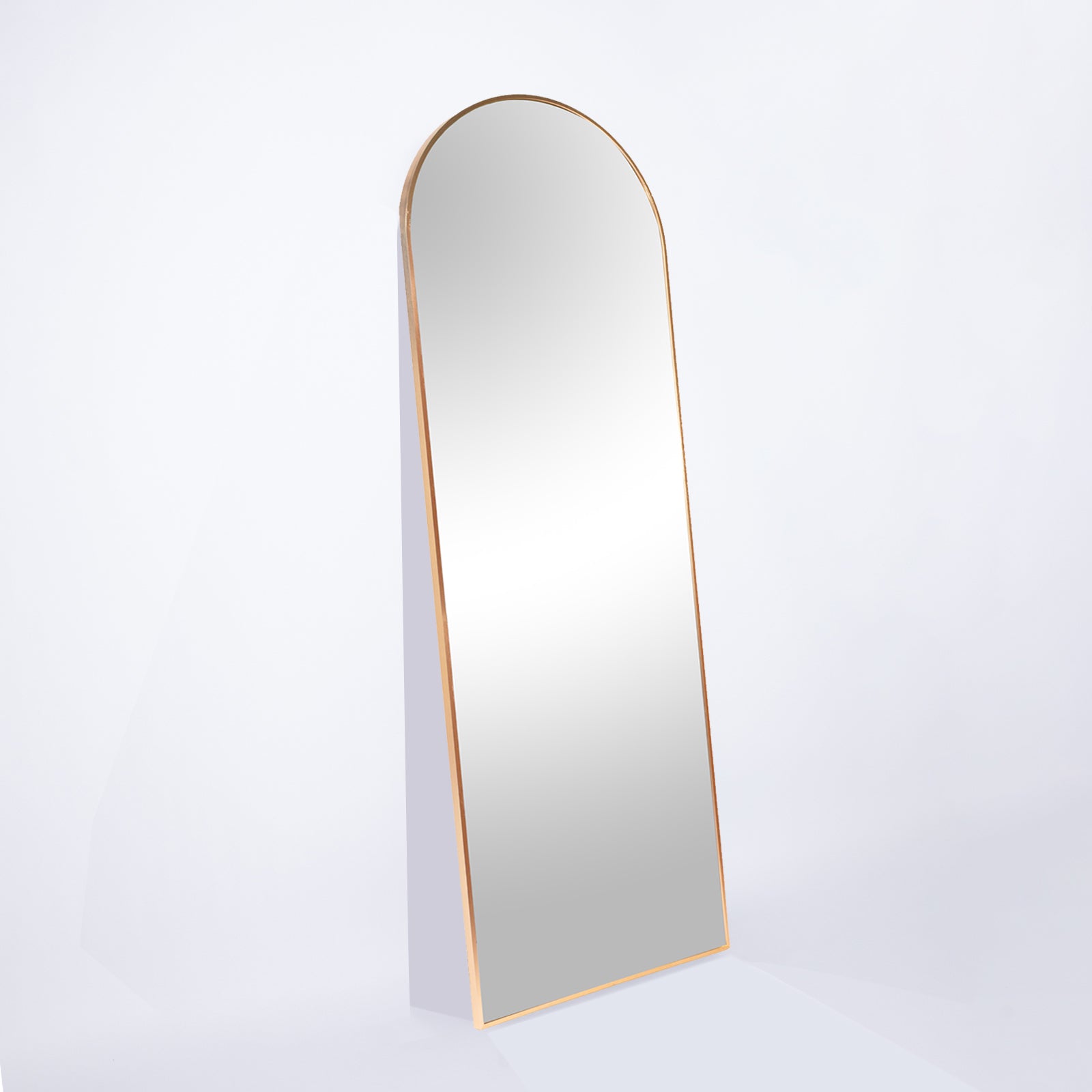 Gold Arch Stand Full Length Mirror - 65x22 Inch Decorative Wall Mirror USA