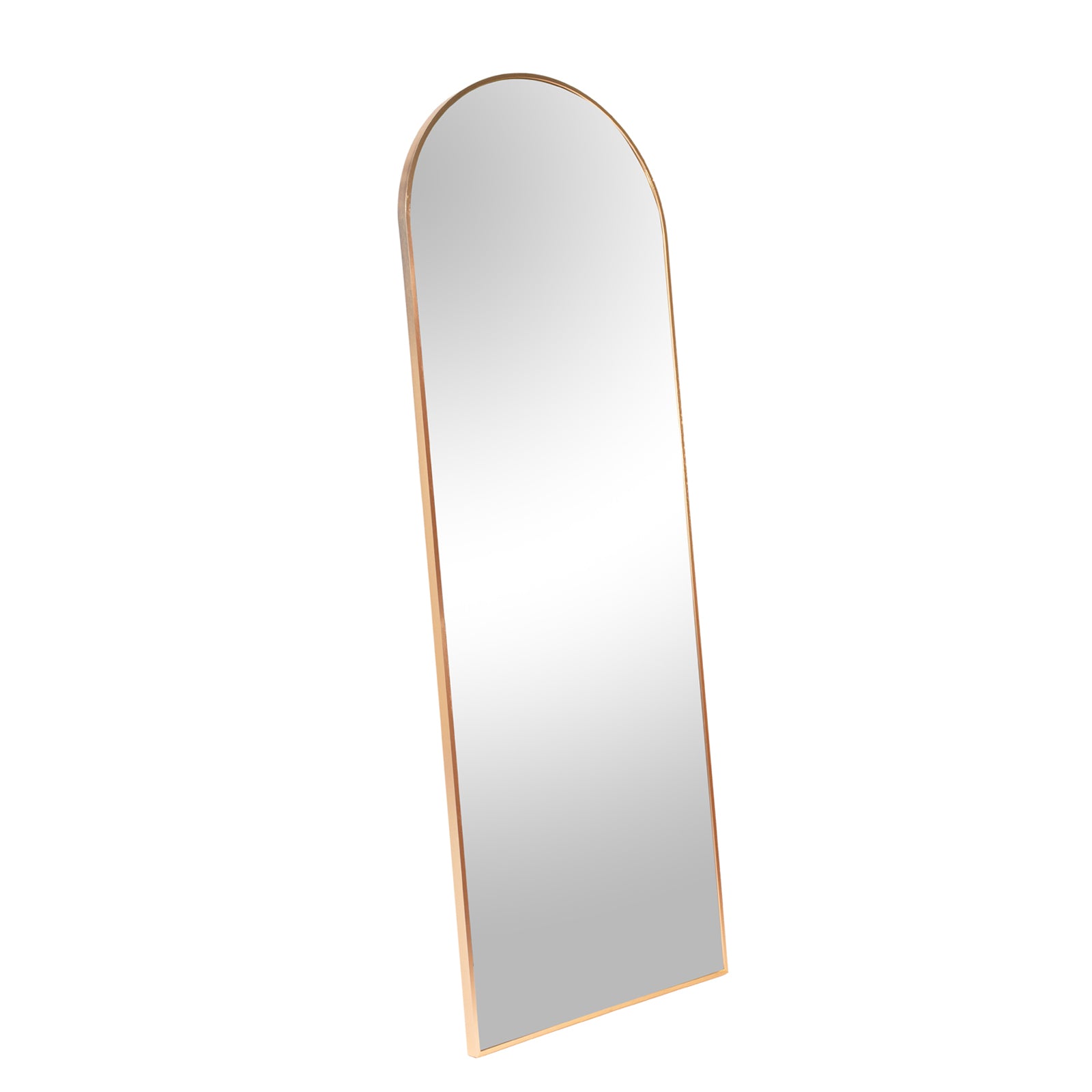 Gold Arch Stand Full Length Mirror - 65x22 Inch Decorative Wall Mirror USA