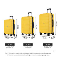 Lightweight Durable Hardshell Spinner Luggage Set USA