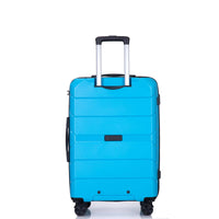 Lightweight Hardshell Luggage Sets with Spinner Wheels - Sky Blue USA