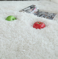 Luxurious Fluffy White Shag Area Rug USA