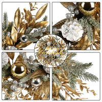 Luxurious Gold and Ivory Floral Wall Decor Set USA