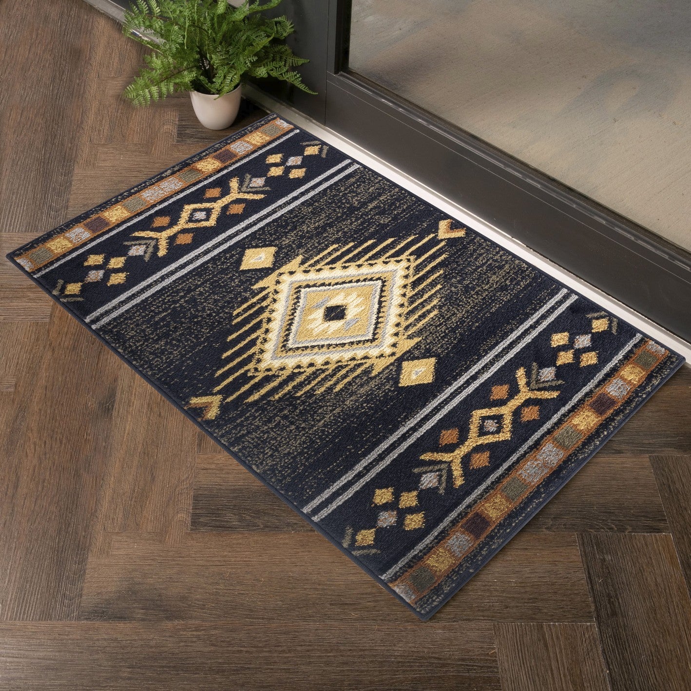 Luxurious Moroccan-Inspired Doormat - Elegant Design for Entryway USA